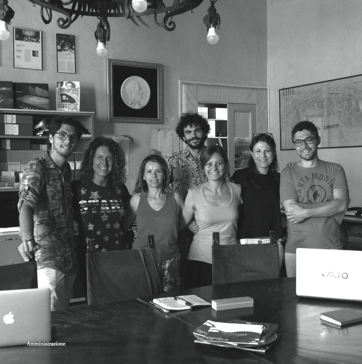 Amministrazione, segreteria e produzione